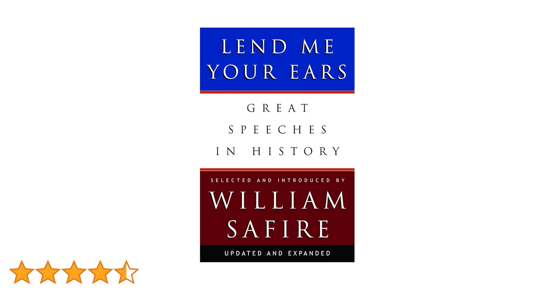Lend Me Your Ears: Great Speeches in History : Safire